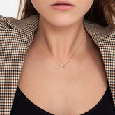 שרשרת זהב מוסונייט בגט Corsica