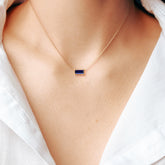 שרשרת זהב ספיר בגט Corsica