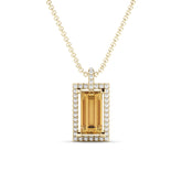 שרשרת זהב סיטרין בגט ויהלומים