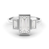 טבעת וינטאג' יהלום מעבדה 1.41 קראט