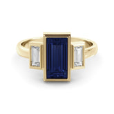 טבעת וינטאג' ספיר 1.41 קראט