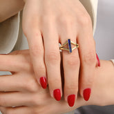 טבעת בגט ספיר Vertical