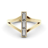 טבעת בגט יהלומים Vertical