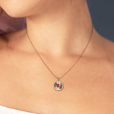 מדליון "קרני שמש" רובי ויהלומים