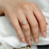 טבעת יהלום מעבדה Anne