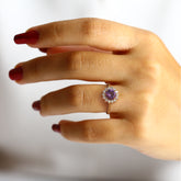 טבעת מוסונייט סקורה ויהלומים Alex