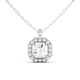 שרשרת כסף מצופה רודיום מוסונייט Euphoria