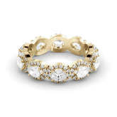 טבעת נצח משובצת יהלומים