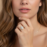 טבעת יהלום מעבדה Cloud