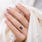 טבעת ספיר 1.02 קארט