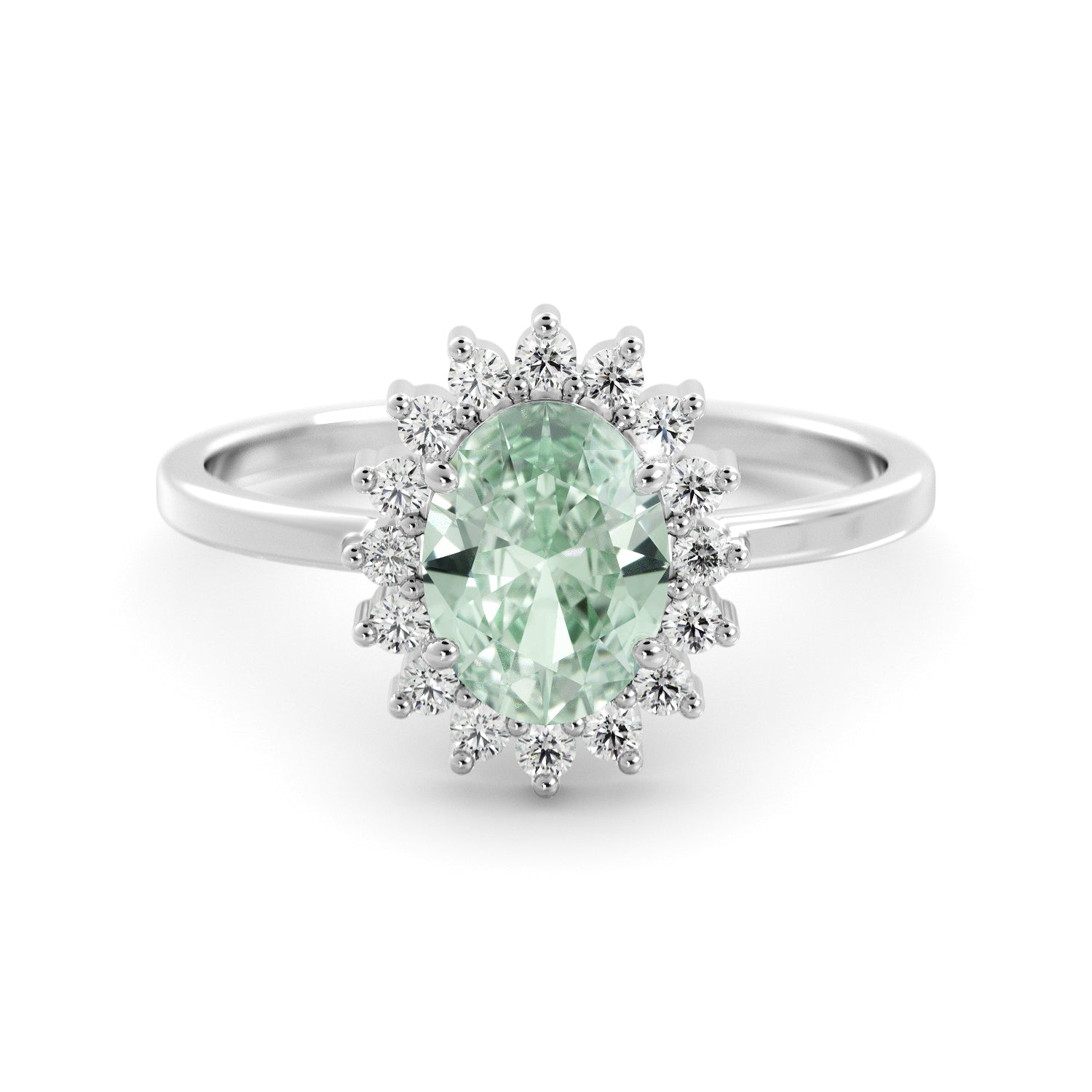 Aquamarine shop diana ring