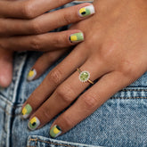 טבעת Diana פרידוט ויהלומים