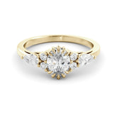 טבעת וינטאג' משובצת מוסונייט Midnight