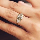 טבעת יהלום מעבדה Rose