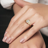 טבעת יהלום מעבדה Lei