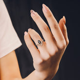 טבעת יהלום שחור Milan