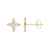 עגילי יהלומים Tiltan