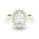 טבעת זהב יהלום מעבדה CVD London