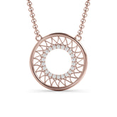 שרשרת זהב לוכד חלומות יהלומים