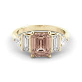 טבעת מורגנייט ויהלומי מעבדה Grace