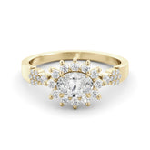 טבעת כתר יהלום מעבדה Shanaya