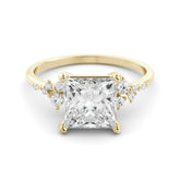 טבעת יהלום מעבדה Chandra