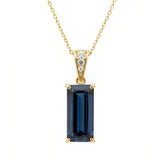 Sapphire and diamond necklace - Sapir