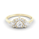 טבעת יהלום מעבדה Kala