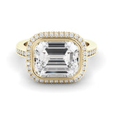 טבעת מוסונייט ויהלומים Celeste