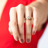 טבעת Toi et Moi יהלומים