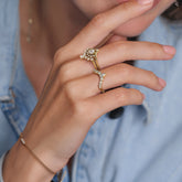 טבעת כתר יהלום מעבדה Nexxa