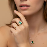 טבעת וינטאג' אמרלד 1.41 קראט