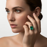 טבעת אמרלד 6.51 קראט Amy