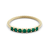 טבעת שבע אבנים - אמרלד