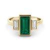 1.41 carat vintage emerald ring