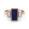 Vintage sapphire ring 1.41 carat