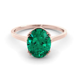 טבעת אמרלד צ'טהאם ירוקה Amber Kiss