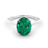 טבעת אמרלד צ'טהאם ירוקה Amber Kiss