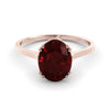 טבעת גרנט אדום Amber Kiss