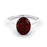 טבעת גרנט אדום Amber Kiss
