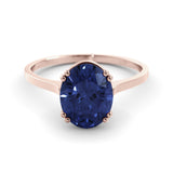 טבעת ספיר כחול Amber Kiss