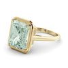 Amy 6.51 carat Green Aquamarine ring