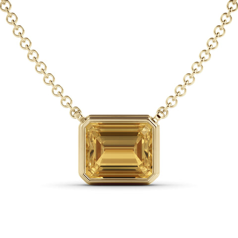 6.51 carat emerald inlaid gold necklace