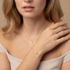 Triple diamond bracelet