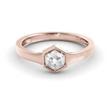 טבעת יהלום מעבדה Genalle