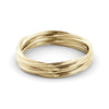 Wrapped gold wedding ring