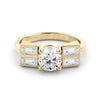 Vintage 1.01 carat Moissanite ring