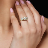 Vintage 1.01 carat Moissanite ring