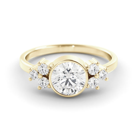 טבעת מוסונייט ירוק ויהלומים Zadar