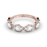 Nika Diamond Semi-Eternity Ring 